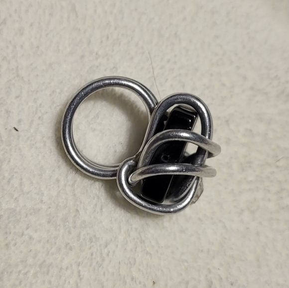 JEFF LIEB SWAROVSKI CRYSTAL RING SZ 6/6.5 - Picture 4 of 6